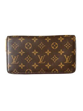 Louis Vuitton Monogram Zippy Large Wallet & COA, Box